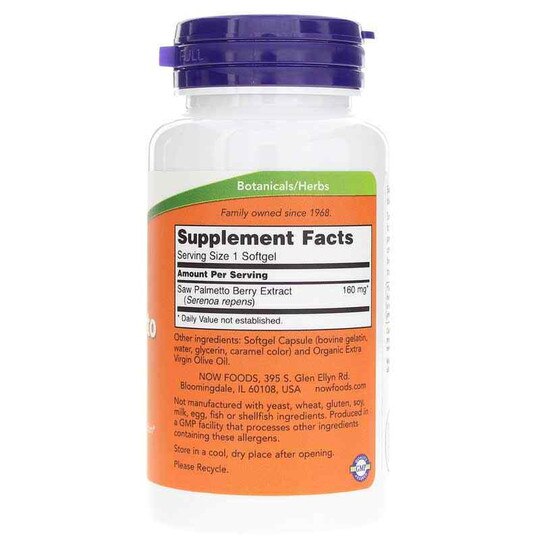 Saw Palmetto Extract 160 Mg, NOW